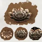 Incense Stick Holder Round Plate Buddhism Insense Ash Catcher Joss Cone Inse S❤B