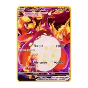 Charizard VMAX 999999point Gold Metal Pokemon Card Collectible Gift Display
