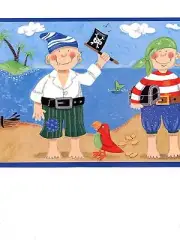 Pirate / Pirates of Mystery Island Wallpaper Border YH1483BD / BG1730BD