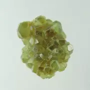 green Demantoid Garnet crystal, cluster specimen, Madagascar, 8.8 cts #30