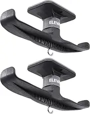 Elevation Lab The Anchor Pro (2-Pack) - Extra Strong Under-Desk Headphone Stand Mount with Built-in Cord Management