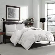 Eddie Bauer Luxury Hypoallergenic EB Down Comforter | White | Queen 90" * 98".