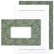 Shunkouen SB6-0402 Letter Set, Stationery, Envelopes, Leaf Green