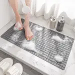 【摩登主婦】立體環保親膚強力吸盤浴室防滑墊 浴缸防滑墊(40*71CM止滑墊)
