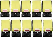 Manual winch 10 Pack 4X5Inch Winch Strap Heavy Duty Tie Down Strap With Flat Hook for Flatbed Truck Utility Trailer Cable Puller
