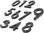 TEHAUX 10Pcs Sign for Easy Installation Stylish Wall Mounted Address Numbers for Home Hotel Mailbox and Office Decor Unique Elegant Design for Various