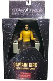 STAR TREK TV Series Diamond Select Toys Action Figure - KIRK in Command Chair