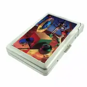 Classic New Millennium Mixed Media Art Cigarette Case w/lighter ID Holder Wallet