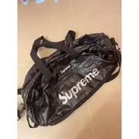 在飛比找蝦皮購物優惠-Supreme 行李袋 黑色 潮流