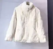 Real Rabbit Fur Coat Winter Outwear Warm Women Jackets Thick Lady Nature Fashion