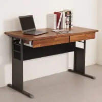 在飛比找momo購物網優惠-【Homelike】克里夫120cm書桌(附抽屜x2)