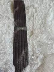 Kenneth Cole REACTION Men's 100% Silk Tie ~Brown-Tan MSRP: $55.