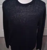 Robert Graham crewneck cotton Sweater, Size XL