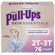 76 Ct Pull-Ups Girls' Skin Essentials Potty Training Pants 2T-3T Training