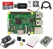 AU 9 In 1 Kit Raspberry Pi 3 Model B Module&Two Cases&HDMI&32G SD Card&Heatsink