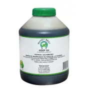Worlds Best Hoof Care Maintenance Oil for Horses Jar w/ Brush 1L