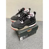 在飛比找蝦皮購物優惠-Jordan 4 Retro (TD) 童鞋 10c=16c