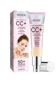 EELHOE Face Repair Cc Cream Natural Concealer Waterproof Non-removal Makeup Hydr