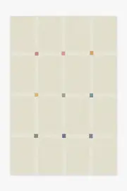 185' x 275' | Machine Washable Runner Rug | Kid & Pet Friendly | Indoor Rug | Joanna Ivory Pop Rug by The Home Edit | Ruggable