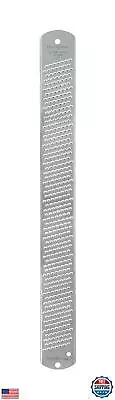 Microplane All-Stainless Steel Lemon Zester Tool, Blade made in the USA