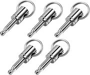 Headphone Jack Adapter Keychain Dongle Holder, Compatible with Lightning / USB Type-C to 3.5mm Audio Dongle Adapter,Gaming Headset USB Aux Adapter, TRRS 4-pole, External Sound Card adapter [5-Pack]