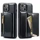 適用iphone14手機殼蘋果13pro Max手機插卡皮套12分體磁吸拉鏈卡包可支架11保護殼