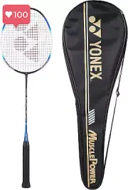YONEX Badminton Racquet – Lightweight 4U Graphite Racket, Isometric Head, Cap