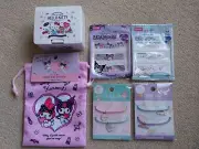Sanrio Kuromi Hello Kitty, Accessory Case Band-Aid Charm Band Mini Drawstring