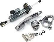 Motorcycle steering damper For CBR600RR CBR 600 RR 2016-2007 2015 2014 2013 2012 Stabilizer Linear Dampers Mounting Support Motorcycle CNC Aluminum Steering Damper Bracket Set