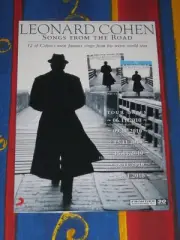 LEONARD COHEN - 2010 Australian Tour - Songs From The Road - Laminated Poster