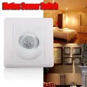 Indoor 360° Security PIR Motion Movement Sensor Detector Switch For light White