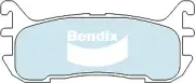 Bendix General CT Rear Brake Pad Set for Mazda 323 Astina BA 1.8L BP Petrol 1994 (for: Mazda)