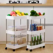Mobile Shelving Unit Organizer Kitchen Shelf Bathroom Storage Rack