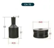 1set 21.5mm Punching machine die Hydraulic punch die CH-70 up and down mold