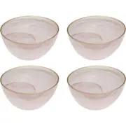 4x Ismay Round 750ml Glass Dish Noodle Bowl Soup/Rice Food Serving Dinnerware PK