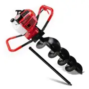 NNEDSZ 66CC Petrol Post Hole Digger Drill Borer Fence Extension Auger Bits