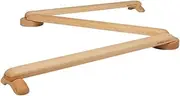 3Pcs Wooden Balance Beam for Kids, 4Pcs Stepping Stones, Kids Balance Blocks, Gymnastics Obstacle Course, Indoor Outdoor Use/7602