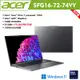 acer 宏碁 Swift Go SFG16-72-74VY 16吋AI輕薄筆電 灰 特仕機(CU7-155H/16G/512+1TB/Win11) 贈多樣好禮