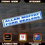 Allan Moffat Ford Dealers Style Retro Racing Sticker Decal Bathurst V8 Falcon