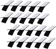 CVUTOVO 20pcs High Temperature Resistant Self Adhesive Hook and Loop Fastener Strips for DIY Projects Interlocking Mounting Tape with Easy Application Smooth Surfaces