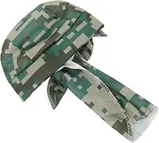 [ROMISBABA] Decorative Sports Cap Outdoor Camouflage Bandana Windproof Cycling Headwear Sun Protection Hat Portable for Hiking Gym