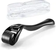 [Rollnewskin] 1.5mm Derma Roller Microneedle Roller for Face Body Beard Hair Growth, 540 Titanium Micro Needles Roller for Home Use