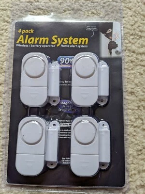4 Pack Alarm Home Alert System