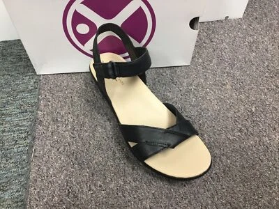 New Womens Hush Puppies Lyricale Qtr Strap Black 12 Medium