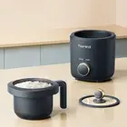 Rice Cooker Small, Mini Rice Cooker 2 Cups Uncooked, 1.2L Portable Rice Maker...