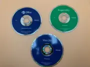 Microsoft Office 2013, Project 2013, and Visio 2013 Back Up Disks No Product Key