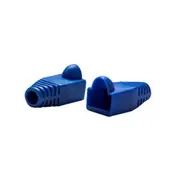 DYNAMIX BLUE RJ45 Strain Relief Boot (6.0mm Outside Diameter). 20pk bag. [SRB-UTP-BL-20]