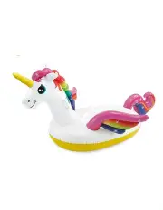 [Intex] Enchanted Unicorn Swimming Pool Inflatable Ride On 1.98m x 1.40m in Multi