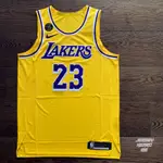 【球衣藏家】LEBRON JAMES LBJ 湖人 主場黃 LAKERS ICON AU NIKE 球員版 NBA 球衣