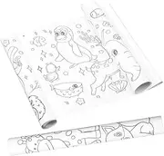 Toyvian 2 Rolls Roll Sketching Paper Roll Graffiti Painting Paper for Doodling Drawing Coloring for Home Use Creative Play